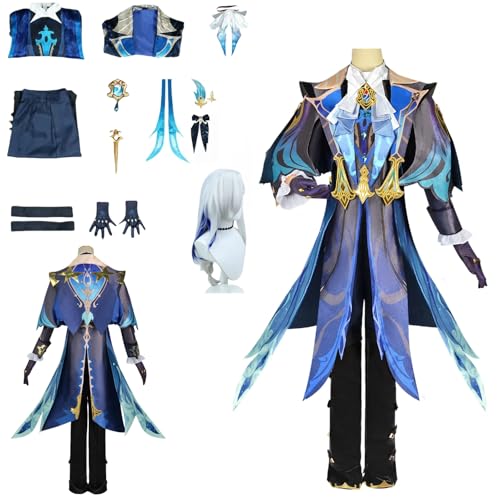 zhengzhouyuetu Neuvillette Cosplay Kostüme Genshin Impact Charakter Fancy Dress Up Erwachsene Uniform Outfits Volles Set Halloween Karneval Party zhengzhouyuetu Neuvillette Cosplay Kostüme Genshin Impact Charakter Fancy Dress Up Erwachsene Uniform Outfits Volles Set Halloween Karneval Party von zhengzhouyuetu