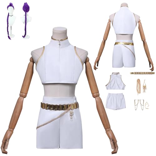 zhengzhouyuetu Rumi Cosplay Kostüme KPop Demon Hunters Charakter Fancy Dress Up Erwachsene Uniform Outfits Volles Set Halloween Karneval Party zhengzhouyuetu Rumi Cosplay Kostüme KPop Demon Hunters Charakter Fancy Dress Up Erwachsene Uniform Outfits Volles Set Halloween Karneval Party von zhengzhouyuetu