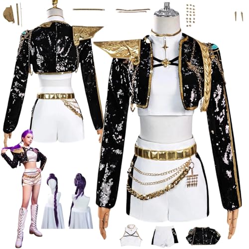 zhengzhouyuetu Anime Charaktere Rumi Cosplay Kostüme Fancy Dress Up Erwachsene Uniform Outfits Volles Set Halloween Karneval Party zhengzhouyuetu Anime Charaktere Rumi Cosplay Kostüme Fancy Dress Up Erwachsene Uniform Outfits Volles Set Halloween Karneval Party von zhengzhouyuetu