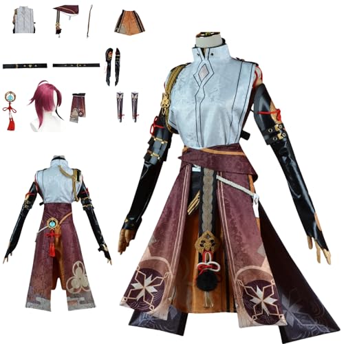 zhengzhouyuetu Shikanoin Heizou Cosplay Kostüme Genshin Impact Charakter Fancy Dress Up Erwachsene Uniform Outfits Volles Set Halloween Karneval Party von zhengzhouyuetu