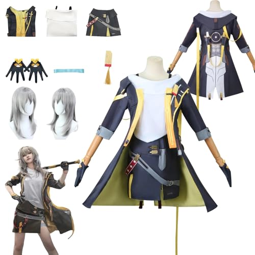 zhengzhouyuetu Stelle Cosplay Kostüme Honkai Star Rail Charakter Fancy Dress Up Erwachsene Uniform Outfits Volles Set Halloween Karneval Party von zhengzhouyuetu