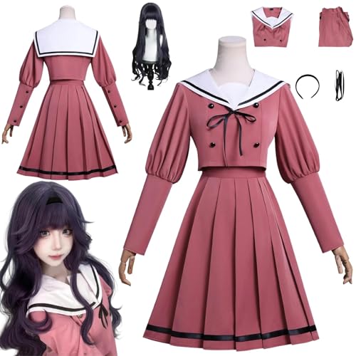 zhengzhouyuetu Waguri Kaoruko Cosplay Kostüme The Fragrant Flower Blooms with Dignity Charakter Fancy Dress Up Erwachsene Uniform Outfits Volles Set Halloween Karneval Party von zhengzhouyuetu