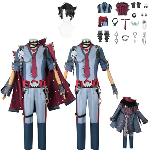 zhengzhouyuetu Wriothesley Cosplay Kostüme Genshin Impact Charakter Fancy Dress Up Erwachsene Uniform Outfits Volles Set Halloween Karneval Party zhengzhouyuetu Wriothesley Cosplay Kostüme Genshin Impact Charakter Fancy Dress Up Erwachsene Uniform Outfits Volles Set Halloween Karneval Party von zhengzhouyuetu