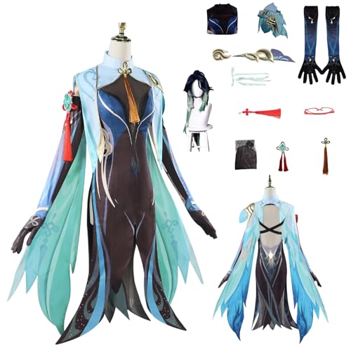 zhengzhouyuetu Xianyun Cosplay Kostüme Genshin Impact Charakter Fancy Dress Up Erwachsene Uniform Outfits Volles Set Halloween Karneval Party zhengzhouyuetu Xianyun Cosplay Kostüme Genshin Impact Charakter Fancy Dress Up Erwachsene Uniform Outfits Volles Set Halloween Karneval Party von zhengzhouyuetu