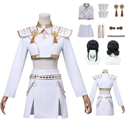 zhengzhouyuetu Zoey Cosplay Kostüme KPop Demon Hunters Charakter Fancy Dress Up Erwachsene Uniform Outfits Volles Set Halloween Karneval Party zhengzhouyuetu Zoey Cosplay Kostüme KPop Demon Hunters Charakter Fancy Dress Up Erwachsene Uniform Outfits Volles Set Halloween Karneval Party von zhengzhouyuetu
