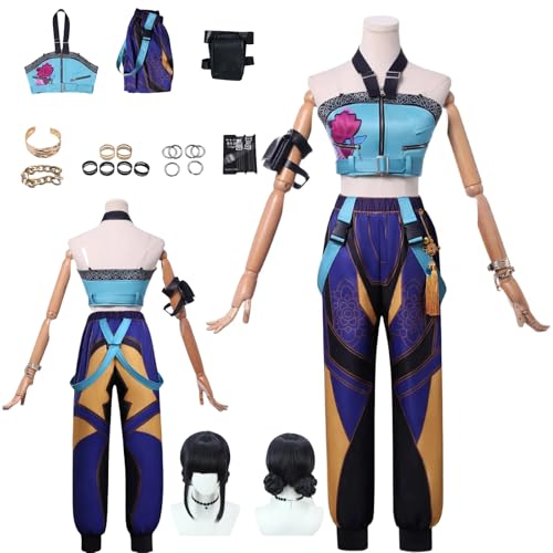 zhengzhouyuetu Zoey Cosplay Kostüme KPop Demon Hunters Charakter Fancy Dress Up Erwachsene Uniform Outfits Volles Set Halloween Karneval Party zhengzhouyuetu Zoey Cosplay Kostüme KPop Demon Hunters Charakter Fancy Dress Up Erwachsene Uniform Outfits Volles Set Halloween Karneval Party von zhengzhouyuetu