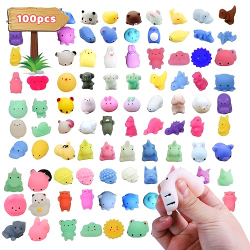 zhongko Mini Squishy 100 Stück, Mochi Squishy Squeeze Toy Kawaii Tier Squishies Partytüten Füllstoff Stressabbau Spielzeug für Kinder Erwachsene Weihnachten Geburtstagsgeschenk zhongko Mini Squishy 100 Stück, Mochi Squishy Squeeze Toy Kawaii Tier Squishies Partytüten Füllstoff Stressabbau Spielzeug für Kinder Erwachsene Weihnachten Geburtstagsgeschenk von zhongko