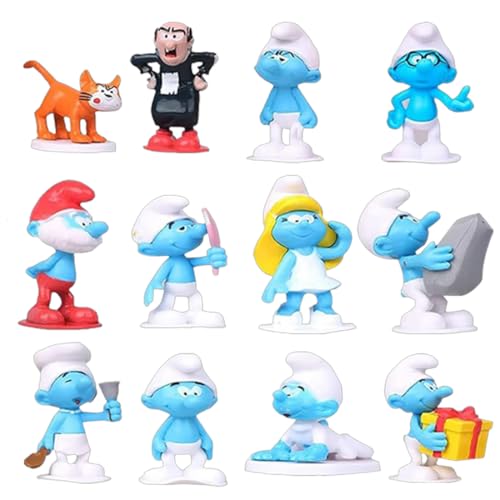 Die Schlümpfe Figuren Set, Heartpop Schlümpfe Figuren, The Smurfs Tortendeko, Für Jungen und Mädchen Geburtstagskuchen Dekoration, Home Dekoration, Geburtstags Party Liefert, 12 Stück Die Schlümpfe Figuren Set, Heartpop Schlümpfe Figuren, The Smurfs Tortendeko, Für Jungen und Mädchen Geburtstagskuchen Dekoration, Home Dekoration, Geburtstags Party Liefert, 12 Stück von zhwohyu