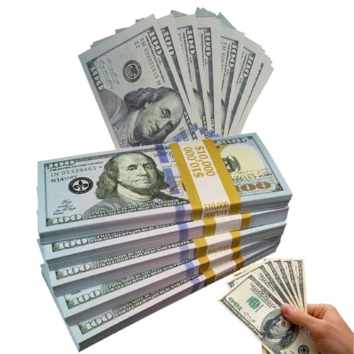 zhwohyu Full Print Old Style Dollars,Fake Geld 100 Dollar Scheine,Spielgeld Dollar Scheine 120 Blätter, Spielgeld Für Kinder, Prop Money, Fake Geld Scheine, Dollar Bills, Film Play Geldscheine Toy zhwohyu Full Print Old Style Dollars,Fake Geld 100 Dollar Scheine,Spielgeld Dollar Scheine 120 Blätter, Spielgeld Für Kinder, Prop Money, Fake Geld Scheine, Dollar Bills, Film Play Geldscheine Toy von zhwohyu