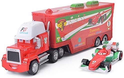 Cars Pixar 2 Lightning McQueen The King Chick Hicks F1 Mack Mack Truck Truck und Kleines Spielzeug Cars Classic Combination Outfit (Color : 4) von zingking