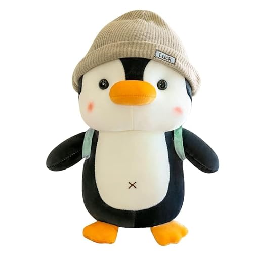 Pinguin Kuscheltier, 45cm Cartoon Plüsch Kuscheltier Pinguin Stofftiere Plüschtierkissen Tiere Plüschtier Spielzeug Zierkissen Weiches Schlafkissen Geburtstagsgeschenk für Kinder Erwachsene von zingking