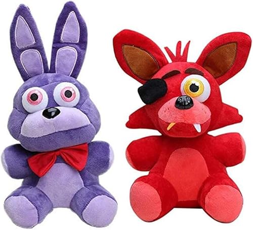 zingking 7-Zoll - Five Nights Plüschpuppe Sets - Sister Location Bonnie Red Foxy Bear Chica Weiche Gefüllte Puppen Ornamente Heimdekoration zingking 7-Zoll - Five Nights Plüschpuppe Sets - Sister Location Bonnie Red Foxy Bear Chica Weiche Gefüllte Puppen Ornamente Heimdekoration von zingking
