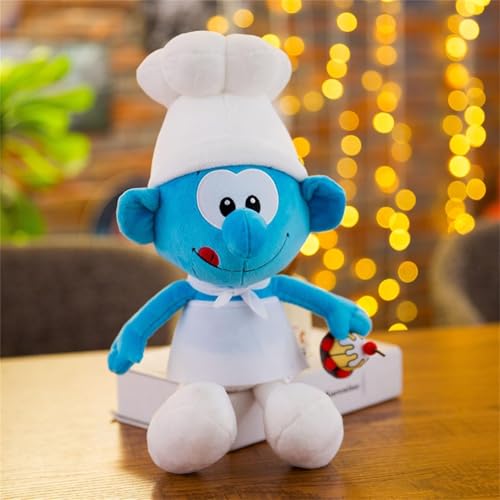 zingking Anime Cartoon Schlümpfe Plüsch, niedlich, blau, weich, Plüschpuppe, Kinder, Geburtstag, 40 cm B zingking Anime Cartoon Schlümpfe Plüsch, niedlich, blau, weich, Plüschpuppe, Kinder, Geburtstag, 40 cm B von zingking