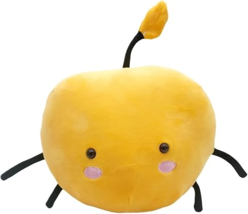 zingking Apfelpuppenfigur Plüschpflanzen Stofftier Weiches Plüschkissen for Kinder Fans Geschenk Zuhause Party Dekoration(Size:C) von zingking