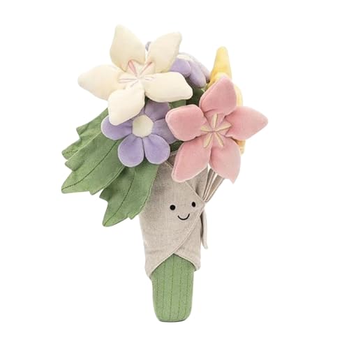 zingking Cute Flower Bouquet Doll, Niedliches Plüsch-Bouquet, Plüschtier mit Blumen, gemütliches Plüsch-Blumenkissen mit Plüsch-Blumenstrauß, Valentinstag Plüsch Blumen, Süße Geschenke für Ehefrau zingking Cute Flower Bouquet Doll, Niedliches Plüsch-Bouquet, Plüschtier mit Blumen, gemütliches Plüsch-Blumenkissen mit Plüsch-Blumenstrauß, Valentinstag Plüsch Blumen, Süße Geschenke für Ehefrau von zingking