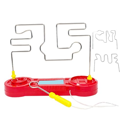 zingking Elektrisches Schockspiel, interaktives elektrisches Dellenspiel mit 3 schockierenden Levels mit harter Buzz, Konzentrationstraining und taktilem Schock für Kinder zingking Elektrisches Schockspiel, interaktives elektrisches Dellenspiel mit 3 schockierenden Levels mit harter Buzz, Konzentrationstraining und taktilem Schock für Kinder von zingking