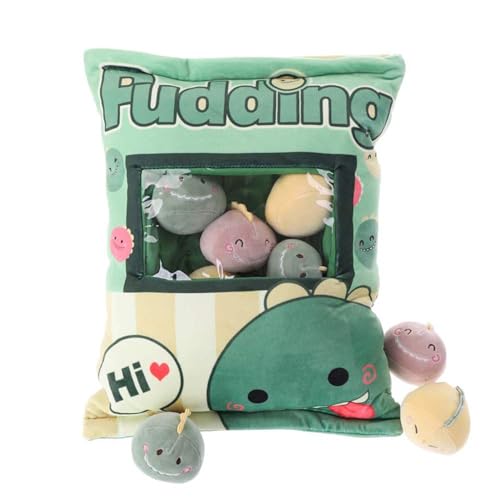 zingking Niedliche Snack-Kissen Spielzeug Pudding Dekorative abnehmbare Kitty Cat Dolls Kreative Spielzeuggeschenke für Teenager Mädchen Kinder von zingking