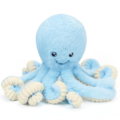 zingking Plüschtier Krake Plüschtier Oktopus, Stofftier Oktopus Stofftier Krake, Kuscheltier Krake Oktopus Plush Kissen, Lustiges Plüsch Puppe Geschenk für Kinder, Blau zingking Plüschtier Krake Plüschtier Oktopus, Stofftier Oktopus Stofftier Krake, Kuscheltier Krake Oktopus Plush Kissen, Lustiges Plüsch Puppe Geschenk für Kinder, Blau von zingking