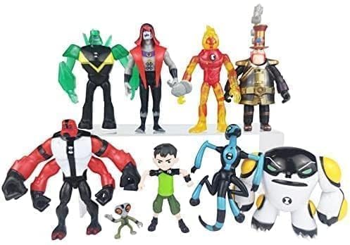 zingking omnitrix Monster Model Toys Set mit vier Armen 3,1 bis 12,1 cm (9 Stück) von zingking