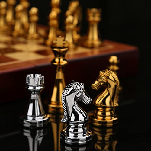 Schach aus Metall, 6,6 cm, King Extra Queens Chess Pieces Only, No Board von ziphia