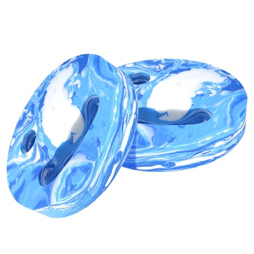 zjhukfmc Eva Schwimmbrett Paar 18 cm Schwimmwiderstandsringe für Frauen & Mädchen Wasserfitness Anti-Rutsch-Oberfläche Ideal für Freizeitbad Schwimmkurse Urlaub am See von zjhukfmc