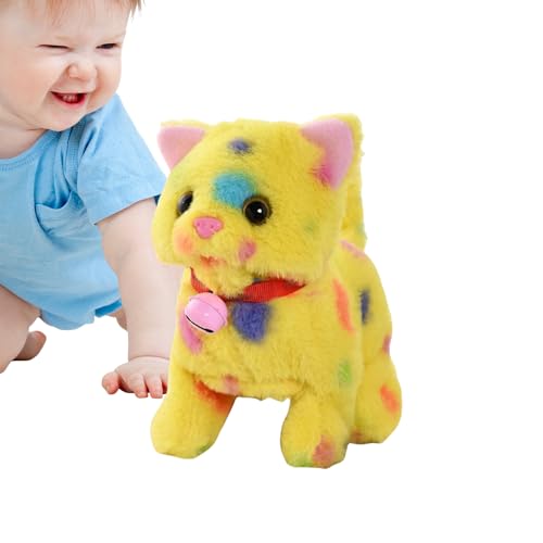 zjhukfmc Katzenspielzeug für Kinder, Plüsch -Roboterkatze | Batteriebetriebene animierte realistische Katze mit Wagging Tail | Nettes elektronisches Tier mit Miauger für Kinder zjhukfmc Katzenspielzeug für Kinder, Plüsch -Roboterkatze | Batteriebetriebene animierte realistische Katze mit Wagging Tail | Nettes elektronisches Tier mit Miauger für Kinder von zjhukfmc