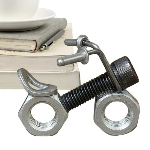 zjhukfmc Mini Motorcycle Spielzeug - Metall Motorrad Modell,Deko Skulptur Coole Schreibtischdekoration für Vater Ehemann Männer Freund Großvater Sohn Ihn von zjhukfmc