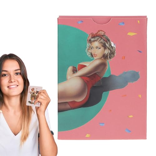 zjhukfmc Poker Kartenspiel,Retro-Design Poker Kartenspiel | Sammelbares Tischspiel Für Herrenrunde Partys Veranstaltungen Reise von zjhukfmc