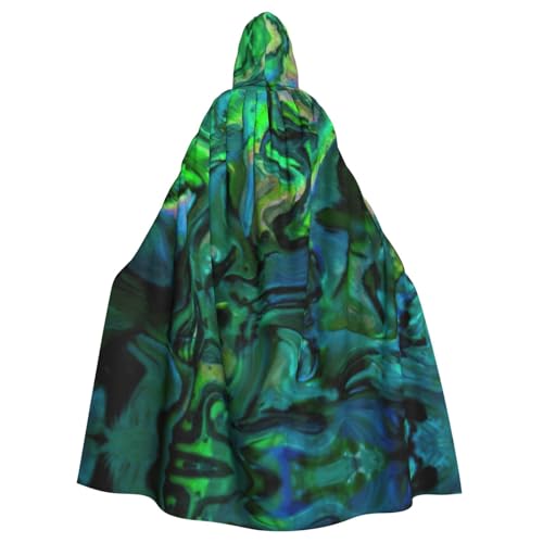 zkyfll Abalone-Perlmutt-Aufdruck, für Damen und Herren, Erwachsenenlänge, Kapuzenumhang mit Kapuze, Halloween-Cosplay-Kostüme zkyfll Abalone-Perlmutt-Aufdruck, für Damen und Herren, Erwachsenenlänge, Kapuzenumhang mit Kapuze, Halloween-Cosplay-Kostüme von zkyfll