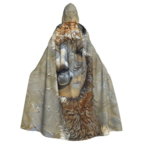 zkyfll Alpaka-Llama-Druck, Damen, Herren, Erwachsene, Länge, Kapuzenumhang mit Kapuze, Halloween-Cosplay-Kostüme zkyfll Alpaka-Llama-Druck, Damen, Herren, Erwachsene, Länge, Kapuzenumhang mit Kapuze, Halloween-Cosplay-Kostüme von zkyfll