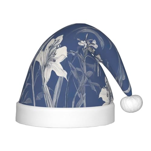 zkyfll Bluebell Design 03 Weihnachtsmann-Hut mit Aufdruck, kleine Größe, Weihnachtsgeschenke, lustiger Plüsch-Hut zkyfll Bluebell Design 03 Weihnachtsmann-Hut mit Aufdruck, kleine Größe, Weihnachtsgeschenke, lustiger Plüsch-Hut von zkyfll