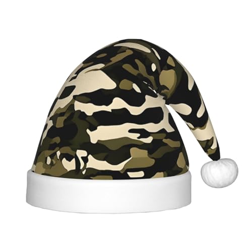 zkyfll Camouflage Muster Druck Weihnachten Weihnachtsmütze Kleine Größe, Weihnachtsgeschenke Plüsch Lustige Weihnachtshut, Party zkyfll Camouflage Muster Druck Weihnachten Weihnachtsmütze Kleine Größe, Weihnachtsgeschenke Plüsch Lustige Weihnachtshut, Party von zkyfll