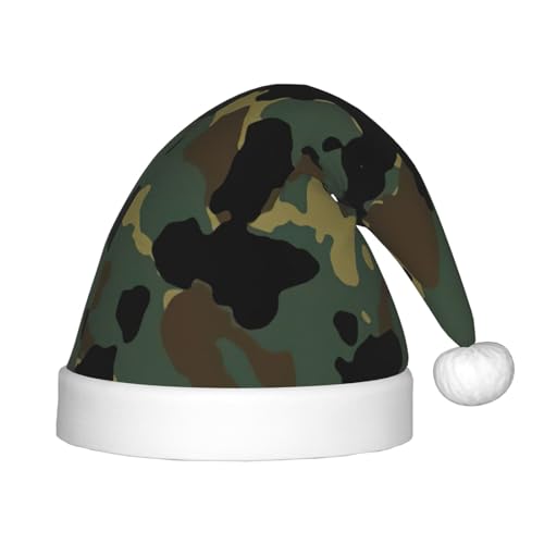 zkyfll Camouflage Muster Druck Weihnachtsmannmütze klein Größe, Weihnachtsgeschenke Plüsch lustige Weihnachtsmütze, Party zkyfll Camouflage Muster Druck Weihnachtsmannmütze klein Größe, Weihnachtsgeschenke Plüsch lustige Weihnachtsmütze, Party von zkyfll