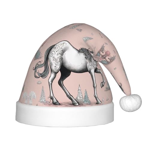 zkyfll Fairy Tale Unicorn04 Weihnachtsmannmütze, kleine Größe, Weihnachtsgeschenke, Plüsch, lustiger Hut für Weihnachten Party zkyfll Fairy Tale Unicorn04 Weihnachtsmannmütze, kleine Größe, Weihnachtsgeschenke, Plüsch, lustiger Hut für Weihnachten Party von zkyfll
