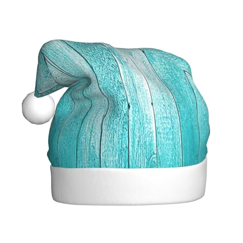 zkyfll Holzbrett-Tapete, Weihnachtsmann-Hut, lustige Weihnachtsmütze für Erwachsene, Weihnachtsfeier zkyfll Holzbrett-Tapete, Weihnachtsmann-Hut, lustige Weihnachtsmütze für Erwachsene, Weihnachtsfeier von zkyfll
