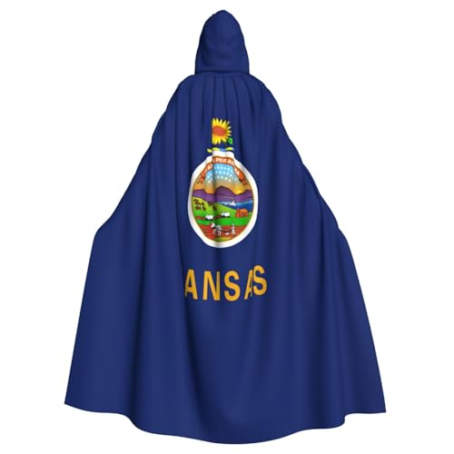 zkyfll Kansas Umhang mit Kapuze für Damen und Herren, Erwachsenenlänge, mit Kapuze, Halloween-Cosplay-Kostüme von zkyfll