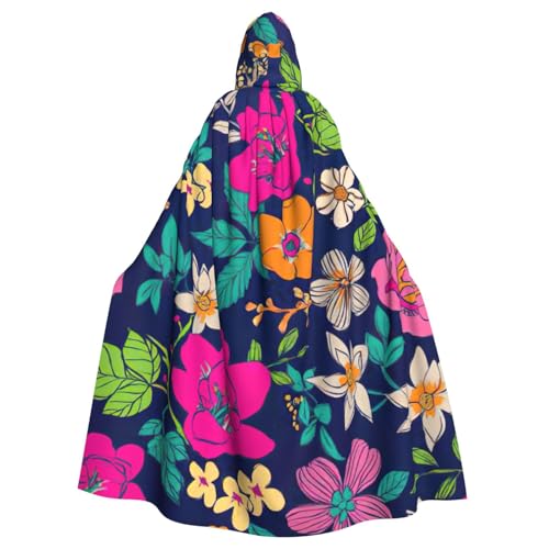 zkyfll Kapuzenumhang mit Blumendruck, für Damen und Herren, Erwachsene, mit Kapuze, Halloween, Cosplay-Kostüme zkyfll Kapuzenumhang mit Blumendruck, für Damen und Herren, Erwachsene, mit Kapuze, Halloween, Cosplay-Kostüme von zkyfll
