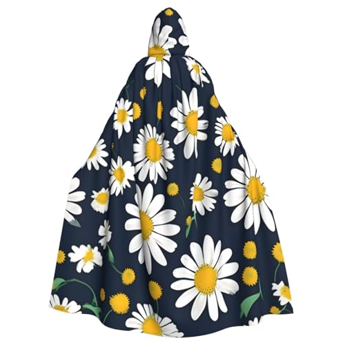 zkyfll Kapuzenumhang mit Blumenmuster und Gänseblümchenmuster, für Damen und Herren, Erwachsene, mit Kapuze, Halloween, Cosplay-Kostüme zkyfll Kapuzenumhang mit Blumenmuster und Gänseblümchenmuster, für Damen und Herren, Erwachsene, mit Kapuze, Halloween, Cosplay-Kostüme von zkyfll