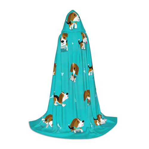 zkyfll Kapuzenumhang mit Cartoon-Beagle-Motiv, klein, Halloween-Kostüm, Halloween, Cosplay, Hexe, Umhang zkyfll Kapuzenumhang mit Cartoon-Beagle-Motiv, klein, Halloween-Kostüm, Halloween, Cosplay, Hexe, Umhang von zkyfll