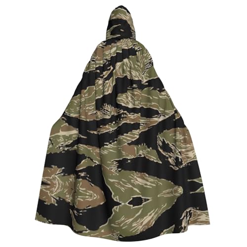 zkyfll Kapuzenumhang mit Kapuze, Tigerstreifen, Camouflage-Druck, für Damen und Herren, Erwachsenenlänge, mit Kapuze, Halloween, Cosplay-Kostüme zkyfll Kapuzenumhang mit Kapuze, Tigerstreifen, Camouflage-Druck, für Damen und Herren, Erwachsenenlänge, mit Kapuze, Halloween, Cosplay-Kostüme von zkyfll