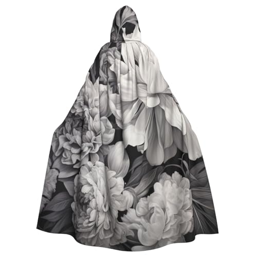 zkyfll Kapuzenumhang mit Kapuze für Damen und Herren, mit Blumenmuster, für Damen, Herren, Erwachsene, Halloween, Cosplay-Kostüme zkyfll Kapuzenumhang mit Kapuze für Damen und Herren, mit Blumenmuster, für Damen, Herren, Erwachsene, Halloween, Cosplay-Kostüme von zkyfll