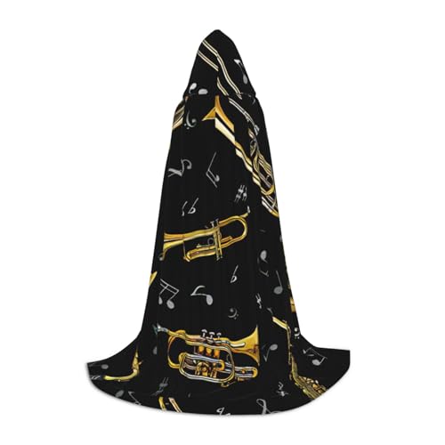 zkyfll Kapuzenumhang mit Musikinstrumenten, klein, Halloween-Kostüm, Halloween, Cosplay, Hexe, Umhang zkyfll Kapuzenumhang mit Musikinstrumenten, klein, Halloween-Kostüm, Halloween, Cosplay, Hexe, Umhang von zkyfll