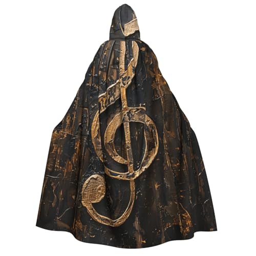 zkyfll Kapuzenumhang mit Musiksymbol, groß, für Damen und Herren, Erwachsene, mit Kapuze, Halloween, Cosplay-Kostüme zkyfll Kapuzenumhang mit Musiksymbol, groß, für Damen und Herren, Erwachsene, mit Kapuze, Halloween, Cosplay-Kostüme von zkyfll