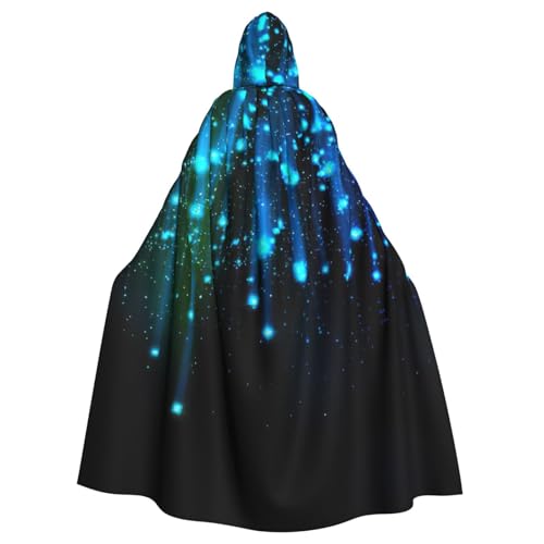 zkyfll Kapuzenumhang mit Sternen-Druck, für Damen und Herren, Erwachsene, mit Kapuze, Halloween, Cosplay-Kostüme zkyfll Kapuzenumhang mit Sternen-Druck, für Damen und Herren, Erwachsene, mit Kapuze, Halloween, Cosplay-Kostüme von zkyfll