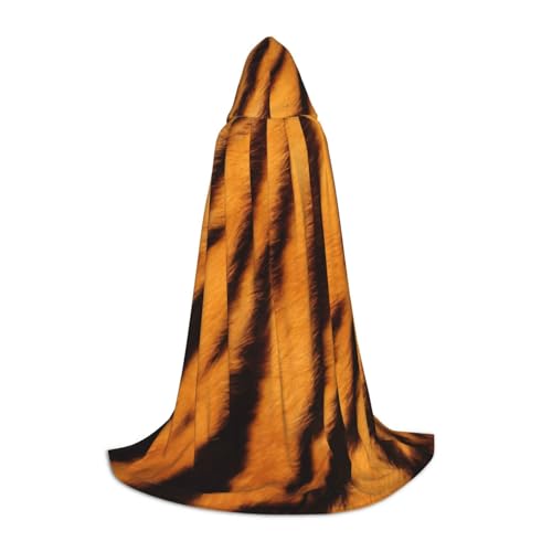 zkyfll Kapuzenumhang mit Tiger-Streifenmuster, klein, Halloween-Kostüm, Halloween, Cosplay, Hexe, Robe Cape zkyfll Kapuzenumhang mit Tiger-Streifenmuster, klein, Halloween-Kostüm, Halloween, Cosplay, Hexe, Robe Cape von zkyfll