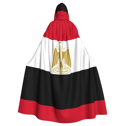 zkyfll Kapuzenumhang mit ägyptischer Flagge, für Damen und Herren, Erwachsenenlänge, mit Kapuze, Halloween, Cosplay-Kostüme zkyfll Kapuzenumhang mit ägyptischer Flagge, für Damen und Herren, Erwachsenenlänge, mit Kapuze, Halloween, Cosplay-Kostüme von zkyfll