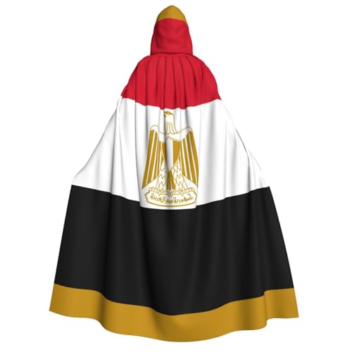 zkyfll Kapuzenumhang mit ägyptischer Flagge, groß, für Damen und Herren, Erwachsenenlänge, mit Kapuze, Halloween, Cosplay-Kostüme zkyfll Kapuzenumhang mit ägyptischer Flagge, groß, für Damen und Herren, Erwachsenenlänge, mit Kapuze, Halloween, Cosplay-Kostüme von zkyfll