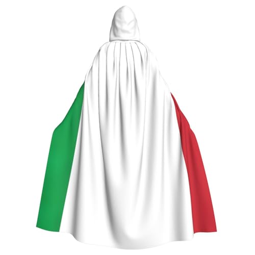 zkyfll Kapuzenumhang mit italienischer Flagge, für Damen und Herren, Erwachsenenlänge, mit Kapuze, Halloween, Cosplay-Kostüme zkyfll Kapuzenumhang mit italienischer Flagge, für Damen und Herren, Erwachsenenlänge, mit Kapuze, Halloween, Cosplay-Kostüme von zkyfll