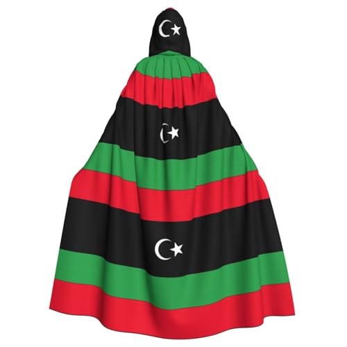 zkyfll Kapuzenumhang mit libyscher Flagge, für Damen und Herren, Erwachsene, mit Kapuze, Halloween, Cosplay-Kostüme zkyfll Kapuzenumhang mit libyscher Flagge, für Damen und Herren, Erwachsene, mit Kapuze, Halloween, Cosplay-Kostüme von zkyfll