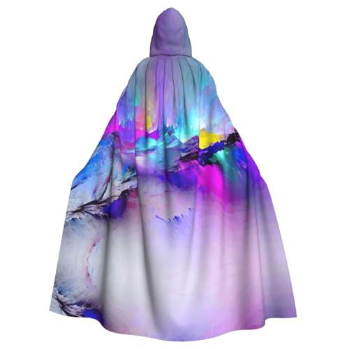zkyfll Northern Lights Painting Print Damen Herren Erwachsene Länge Kapuzenumhang Umhang mit Kapuze Halloween Cosplay Kostüme zkyfll Northern Lights Painting Print Damen Herren Erwachsene Länge Kapuzenumhang Umhang mit Kapuze Halloween Cosplay Kostüme von zkyfll